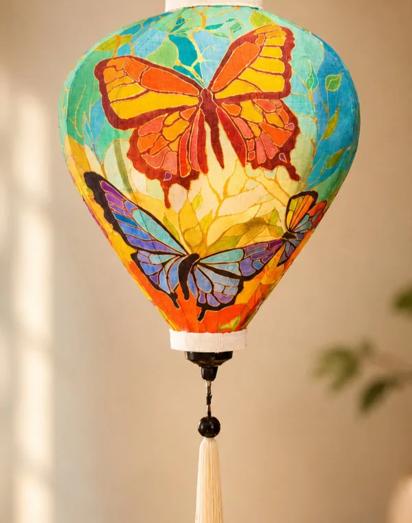 Wildflower Silk Lantern