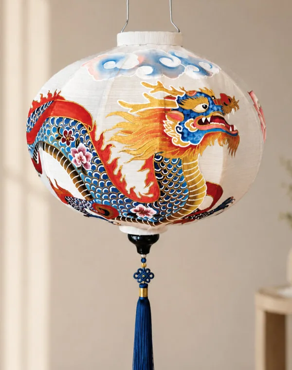 Azure Serpent Lantern