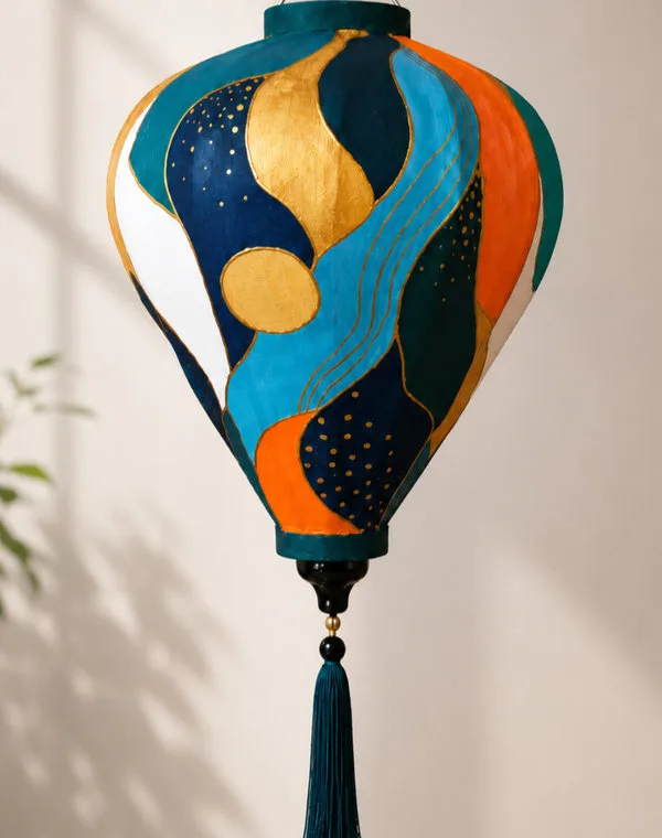 Modern Mosaic Lantern